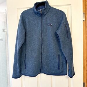 Patagonia Better Sweater Navy full zip jacket Size Large